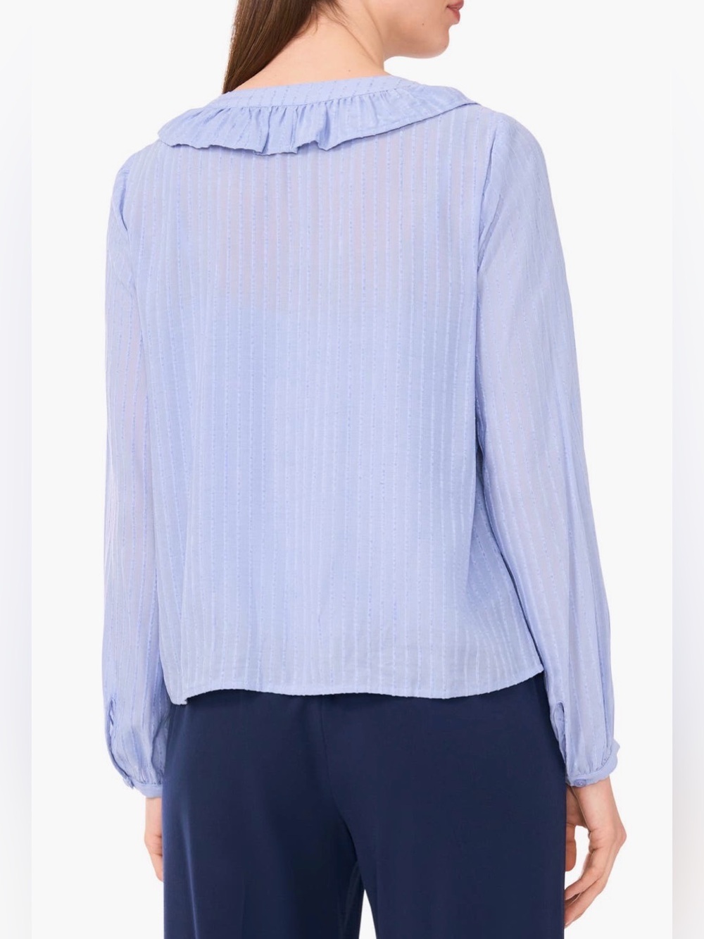 NEW…Halogen Ruffle-Trim Blouse - Picture 2 of 6